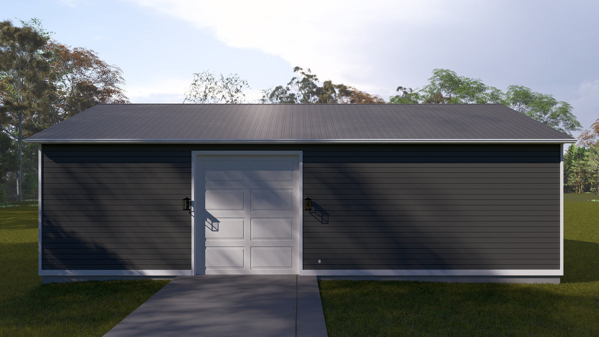 Detached Garage with Workshop, Storage, and Home Office Space