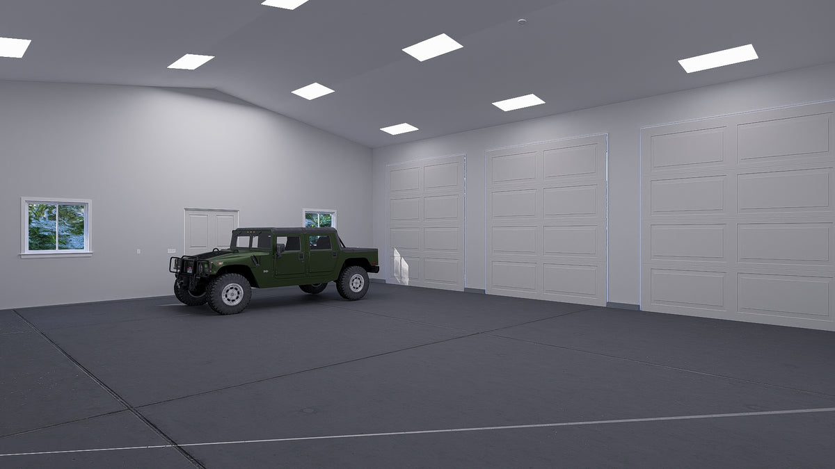 Detached Garage with Workshop, Storage, and Home Office Space