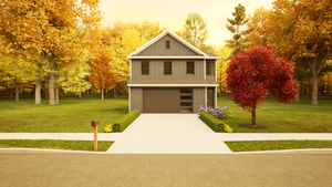 767 Sq Ft Carriage House Plan with 2-Car Garage & Workshop