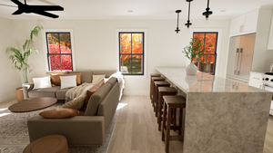 767 Sq Ft Carriage House Plan with 2-Car Garage & Workshop