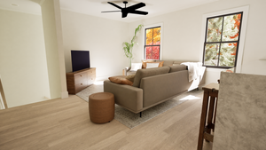 767 Sq Ft Carriage House Plan with 2-Car Garage & Workshop