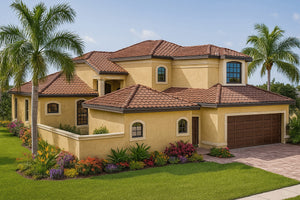 AM7242-A Coronado House Plan Mediterranean Style