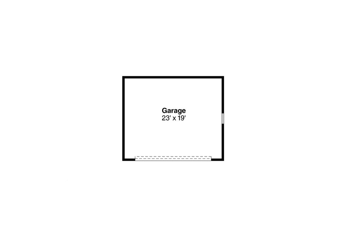 AM7792-A Country House Garage Floor Plan, 3 Bedrooms, 2.5 Bathrooms | 30-791 Pine Hill 