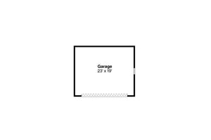AM7792-A Country House Garage Floor Plan, 3 Bedrooms, 2.5 Bathrooms | 30-791 Pine Hill 