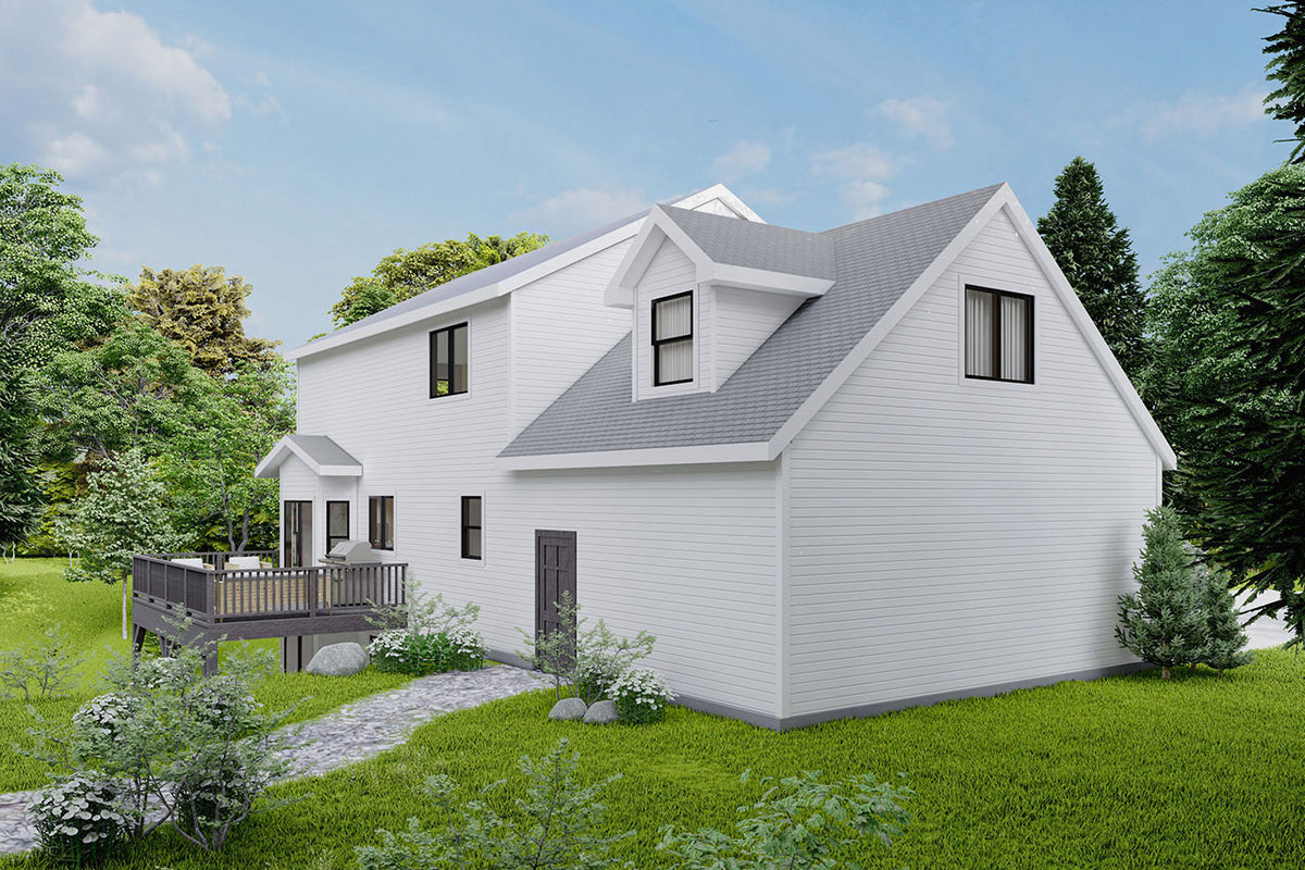 AM7935-A Country House, 3 Bedroom, 2.5 Bathrooms | Plan 31-360 Fernley Exterior-3
