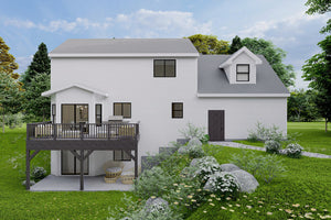 AM7935-A Country House, 3 Bedroom, 2.5 Bathrooms | Plan 31-360 Fernley Exterior-2