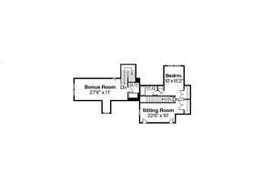 AM8285-A Country House Second Floor Plan, 4 Bedrooms, 5.5 Bathrooms | Louisville House Plan 