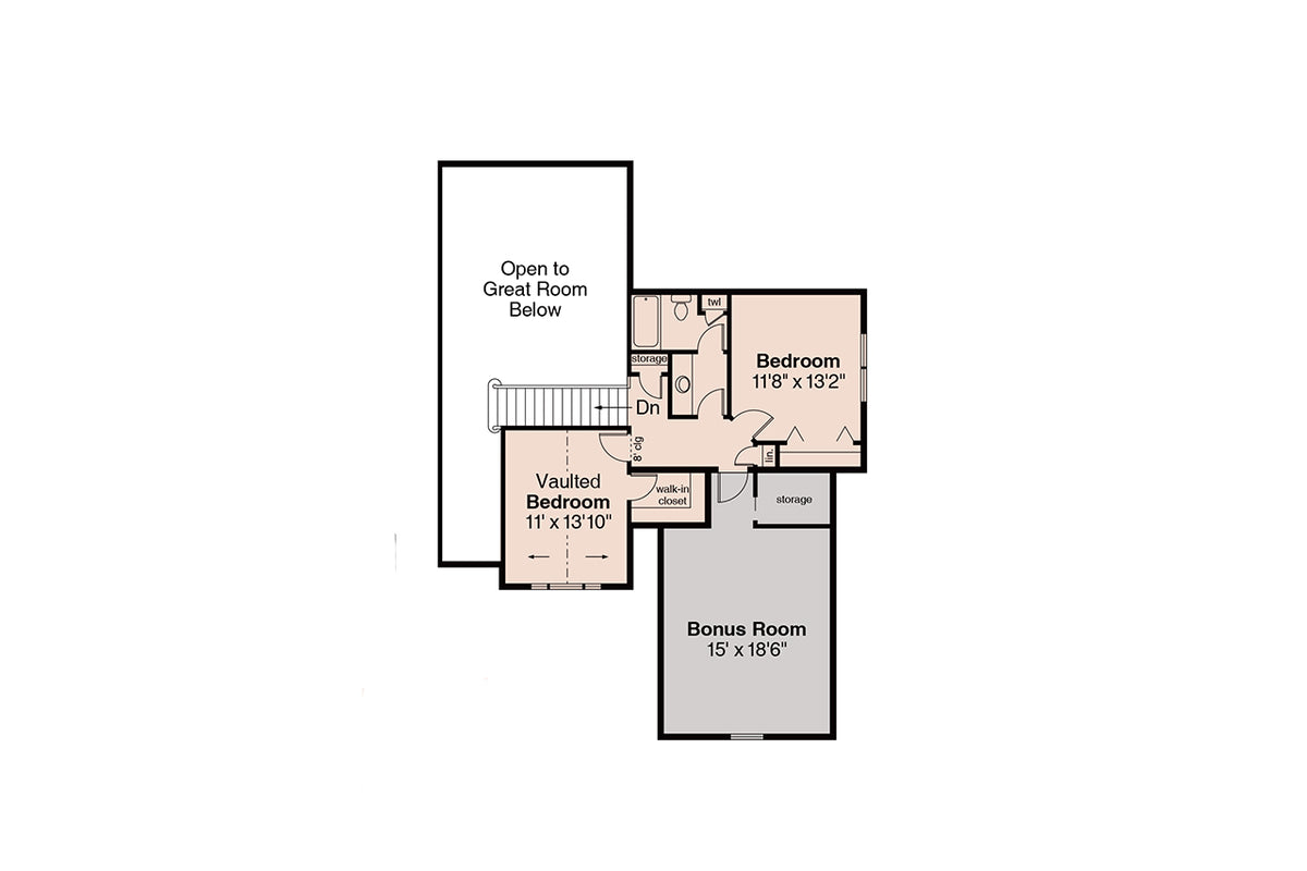 AM7189-A White Haven Second Floor Plan 