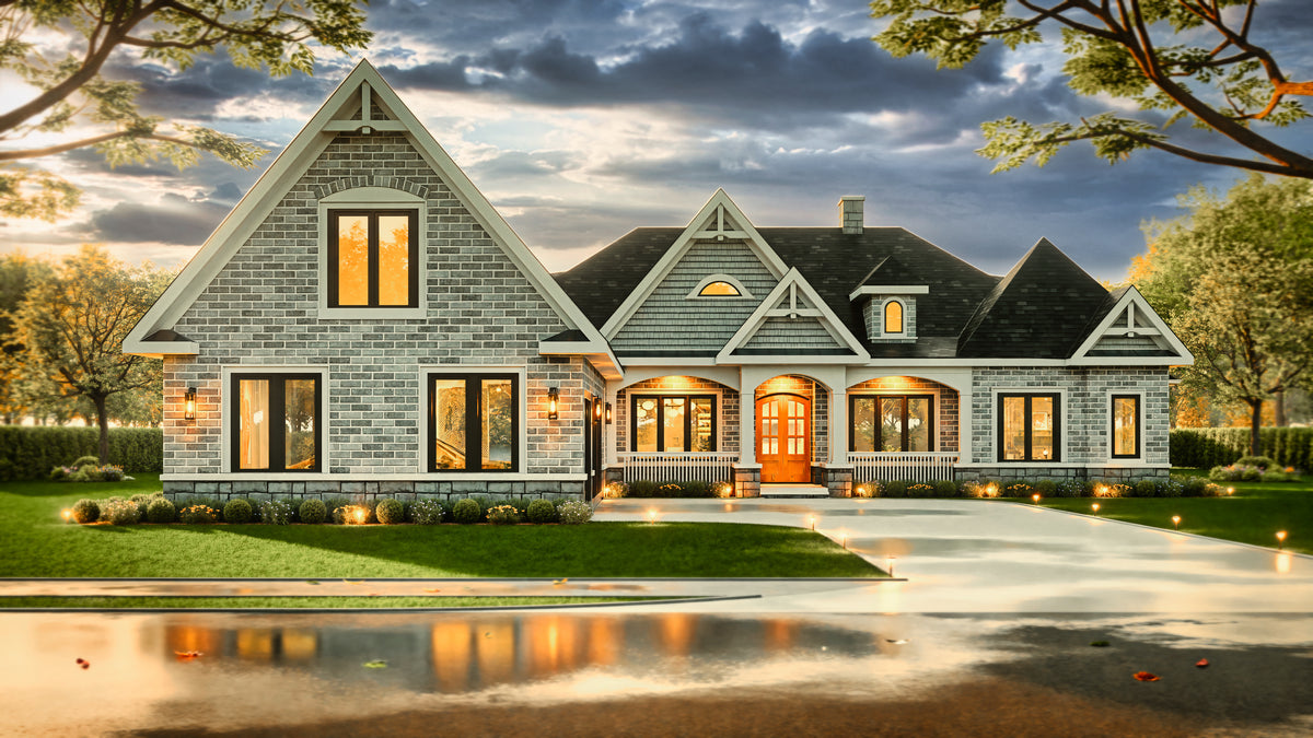 Elegant Brick 3-Bedroom Home with Bonus Spaces and Workshop