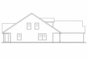 AM8108-A Craftsman Duplex House, 6 Bedrooms, 4 Bathrooms | Braydon House Plan Left Elevation