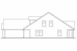 AM8108-A Craftsman Duplex House, 6 Bedrooms, 4 Bathrooms | Braydon House Plan Right Elevation