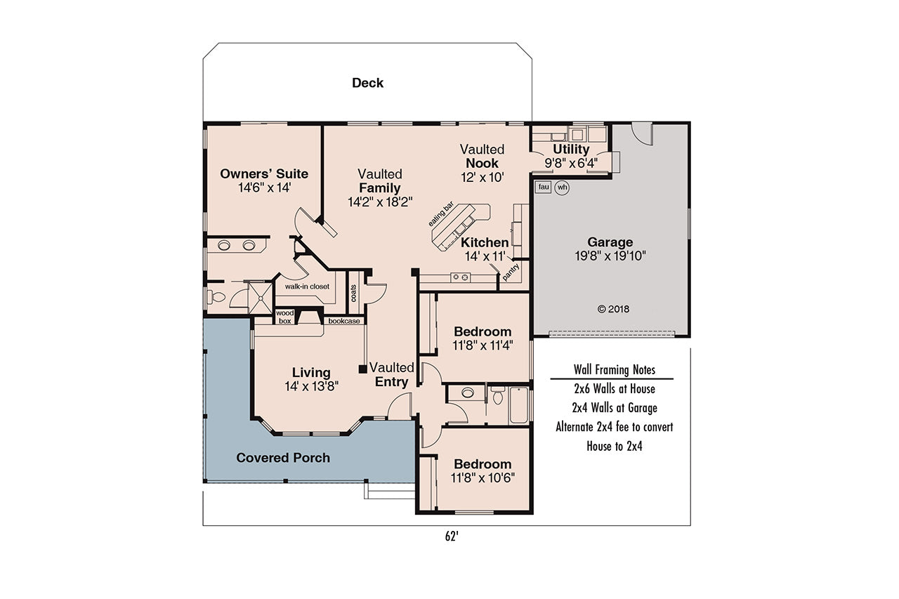 AM7196-A Cambridge House Plan Country 