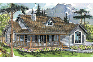 AM7196-A Cambridge House Plan Exterior 2
