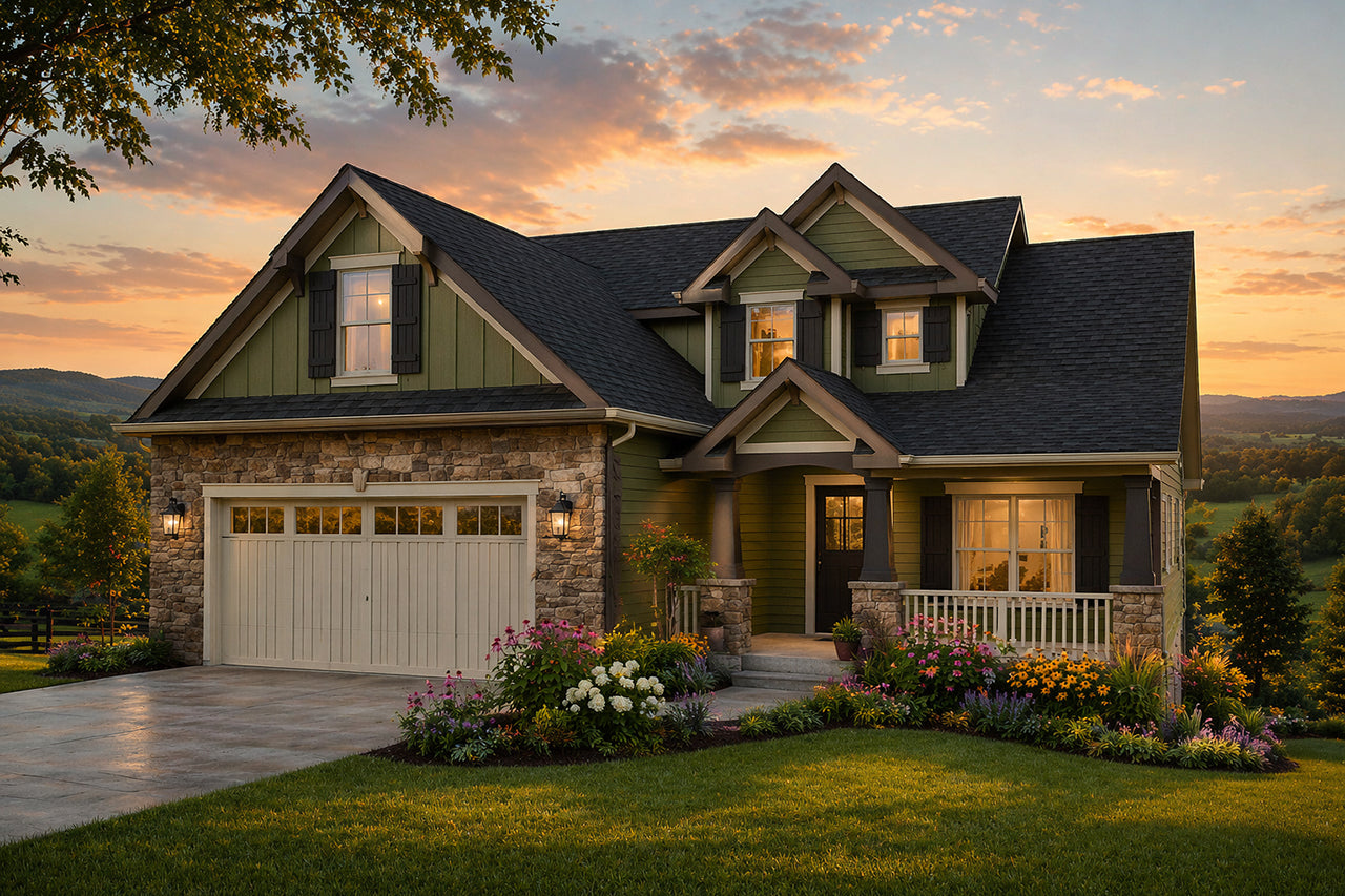 AM8118-A Farmhouse House, 5 Bedrooms, 3.5 Bathrooms | Foxboro 2 House Plan Exterior