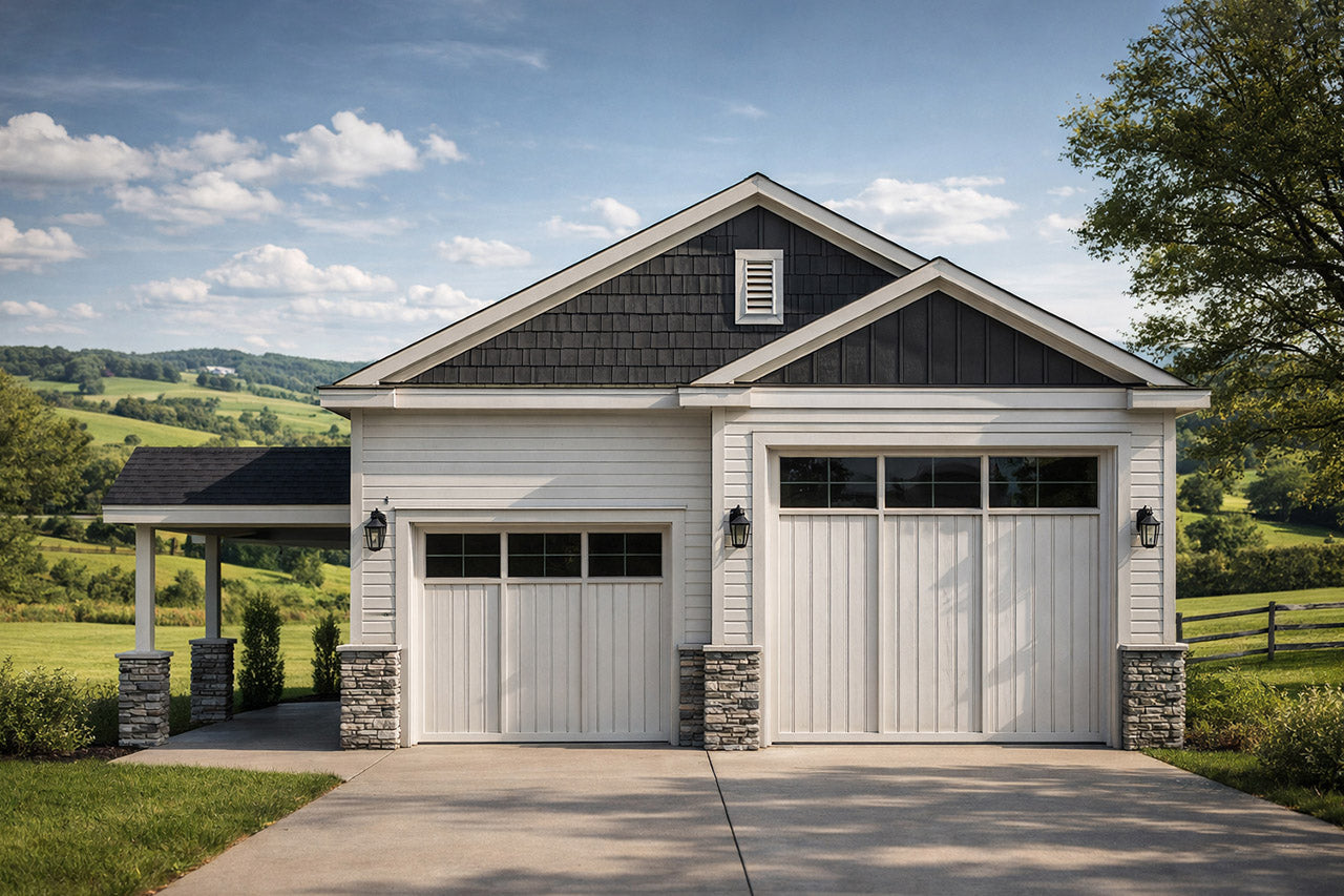 AM7798-A RV Garage | 20-245 RV Garage Exterior