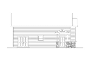 AM7798-A RV Garage Left Elevation | 20-245 RV Garage 
