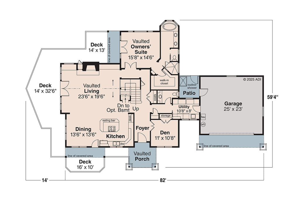 am7071-a craftsman house first floor plan, 3 bedrooms, 2.5 bathrooms | stratford house plan 