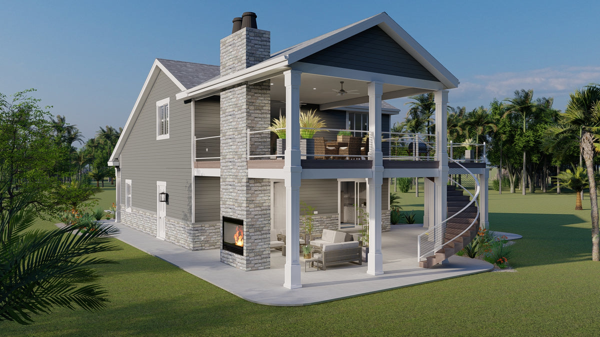 AO7992-A Carriage House, 1 Bedroom, 2.5 Bathrooms | Cummings Exterior-3