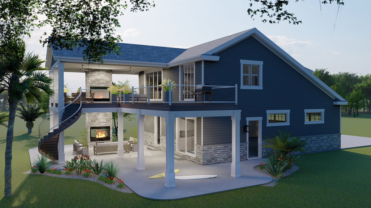 AO7992-A Carriage House, 1 Bedroom, 2.5 Bathrooms | Cummings Exterior-5