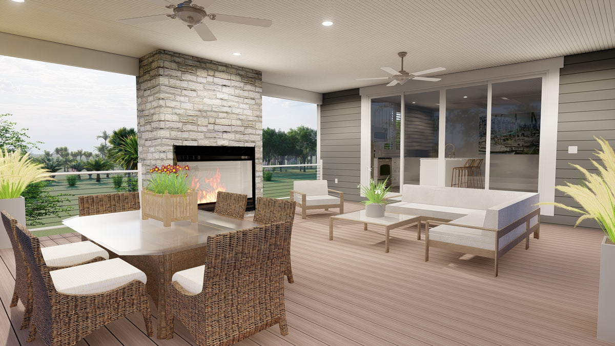 AO7992-A Carriage House Deck, 1 Bedroom, 2.5 Bathrooms | Cummings 