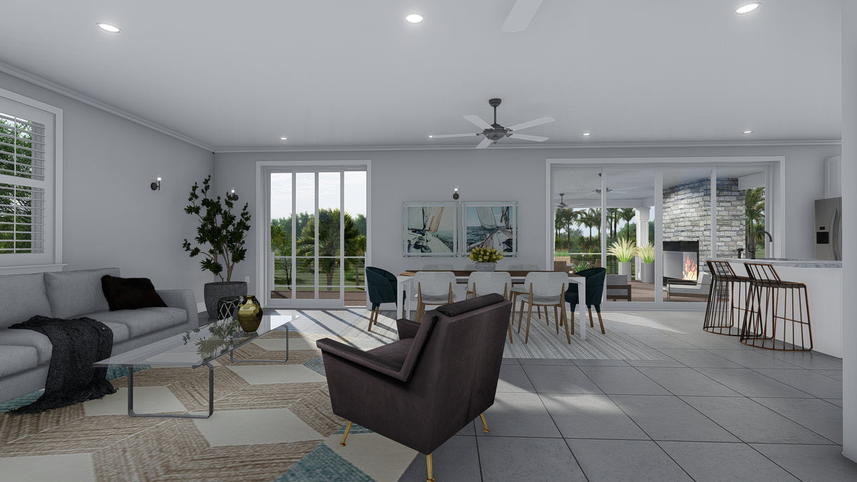 AO7992-A Carriage House Living Room, 1 Bedroom, 2.5 Bathrooms | Cummings 