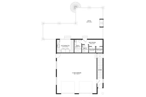 AO7992-A Carriage House First Floor Plan, 1 Bedroom, 2.5 Bathrooms | Cummings 