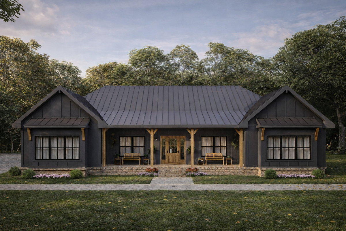 AN7899-A Modern Farmhouse, 3 Bedrooms, 2 Bathrooms | Harris 2 Exterior