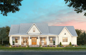 C7818-A Farmhouse Style House Plan, 3 Beds, 3.5 Baths Main Image