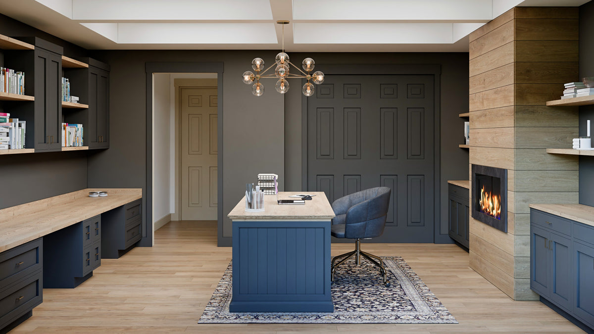 AJ7855-A Modern Farmhouse Den, 2 to 3 Bedrooms, 2.5 Bathrooms | Plan VD1066