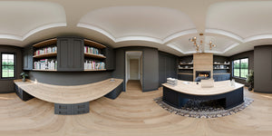 AJ7855-A Modern Farmhouse Den Panorama, 2 to 3 Bedrooms, 2.5 Bathrooms | Plan VD1066