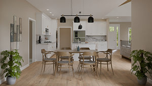 AJ7704-A Modern Farmhouse Dining Room, 3 Bedrooms, 2 Bathrooms | Plan 1051 
