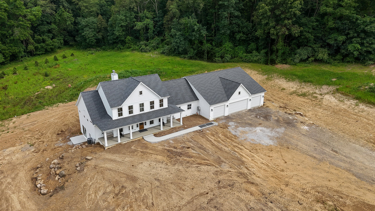 AJ7700-A Modern Farmhouse, 3 Bedrooms, 2.5 Bathrooms | Plan 1044 Exterior-8