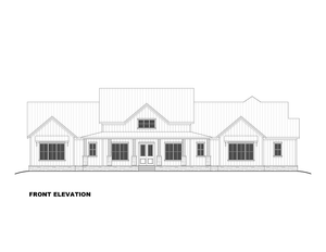 AN8219-A Modern Farmhouse, 3 Bedrooms, 2.5 Bathrooms | Downey-1 House Plan Front Elevation