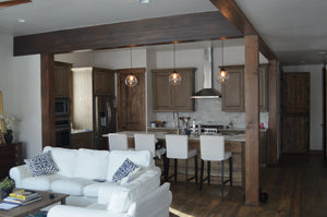 I7638-A Modern Chalet-Style House Kitchen, 3 Bedrooms, 2.5 Bathrooms | The Grizzly Creek House Plan 