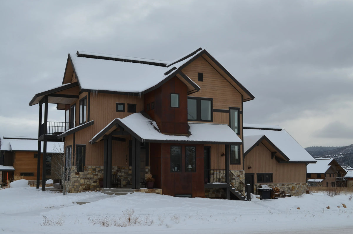I7638-A Modern Chalet-Style House, 3 Bedrooms, 2.5 Bathrooms | The Grizzly Creek House Plan Exterior-8