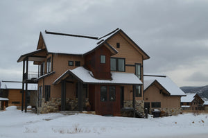 I7638-A Modern Chalet-Style House, 3 Bedrooms, 2.5 Bathrooms | The Grizzly Creek House Plan Exterior-8