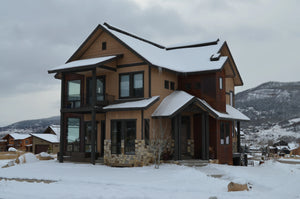 I7638-A Modern Chalet-Style House, 3 Bedrooms, 2.5 Bathrooms | The Grizzly Creek House Plan Exterior-10