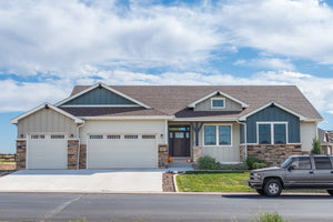 I7966-A Craftsman Ranch House, 3 Bedrooms, 2.5 Bathrooms | The Hudson 3655 Exterior