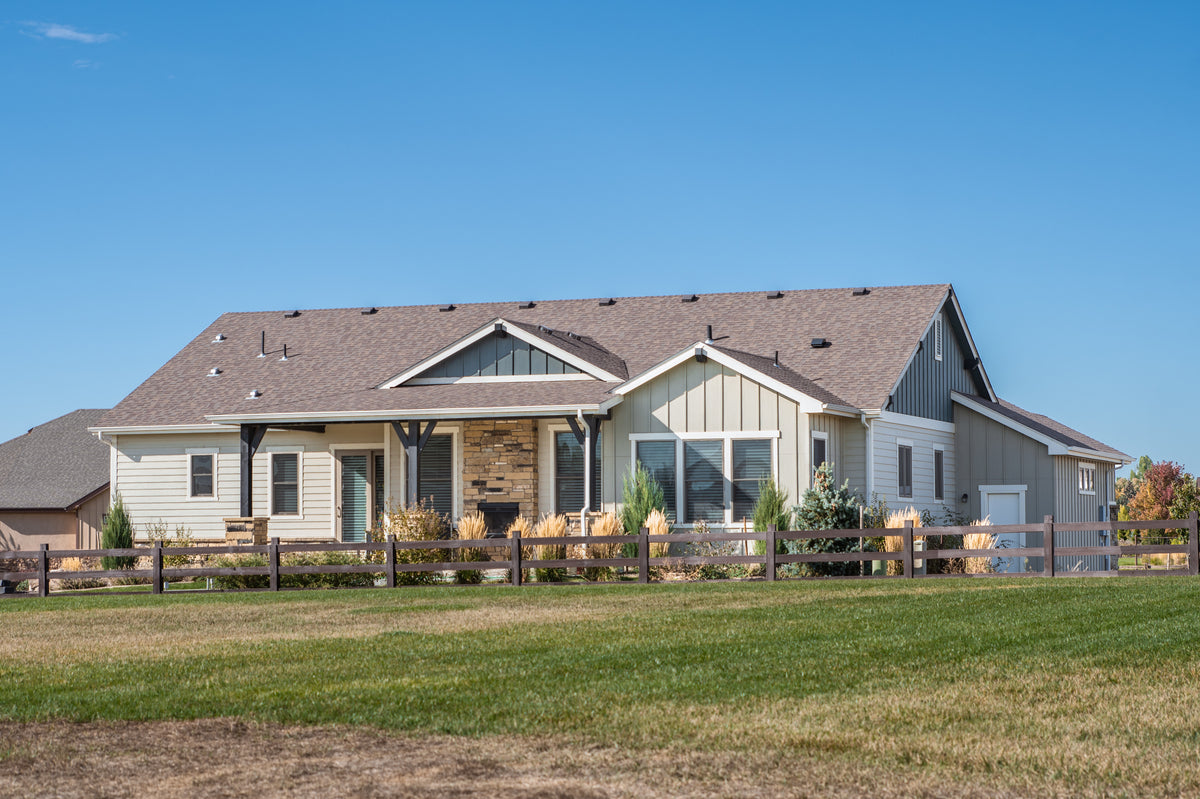 I7966-A Craftsman Ranch House, 3 Bedrooms, 2.5 Bathrooms | The Hudson 3655 Exterior-2