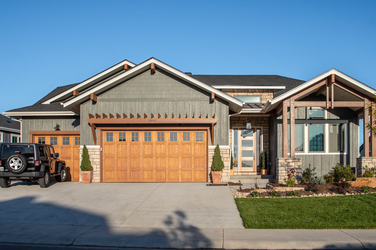 I8351-A Craftsman Ranch House, 2 Bedrooms, 2 Bathrooms | Cranberry House Plan Exterior-2