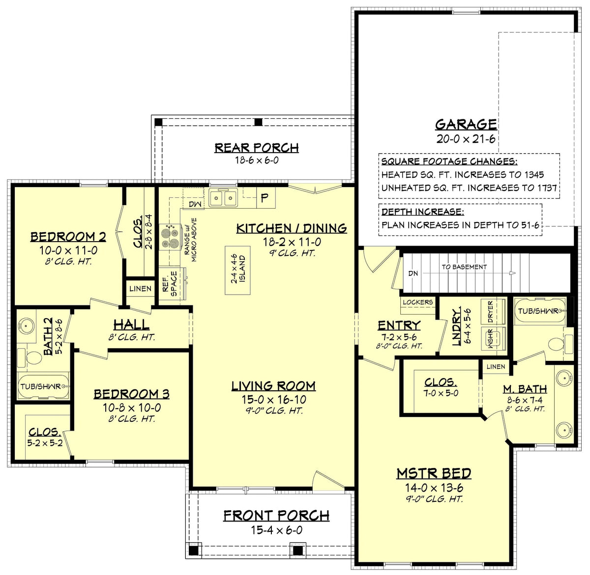 Danbury House Plan - Archival Designs House Plans, floor plan