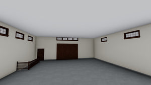 AO8498-A Barndominium Garage, 2.5 Bathrooms | Danfors Garage Plan 