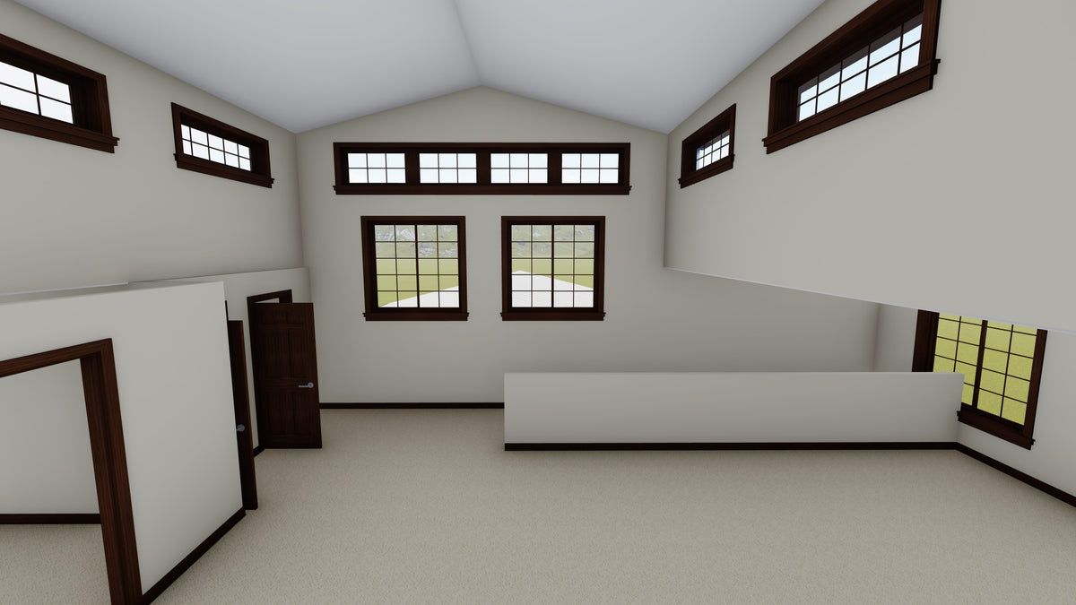 AO8498-A Barndominium Garage, 2.5 Bathrooms | Danfors Garage Plan 
