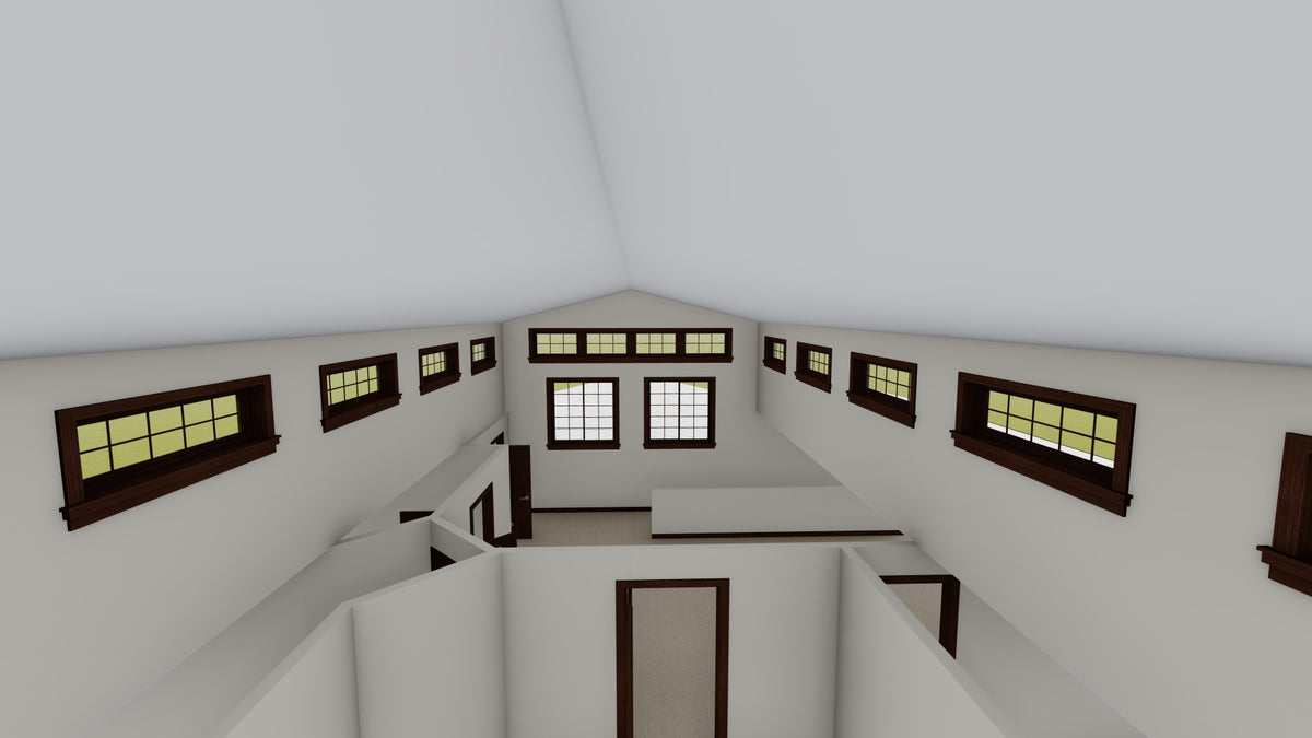 AO8498-A Barndominium Garage, 2.5 Bathrooms | Danfors Garage Plan 