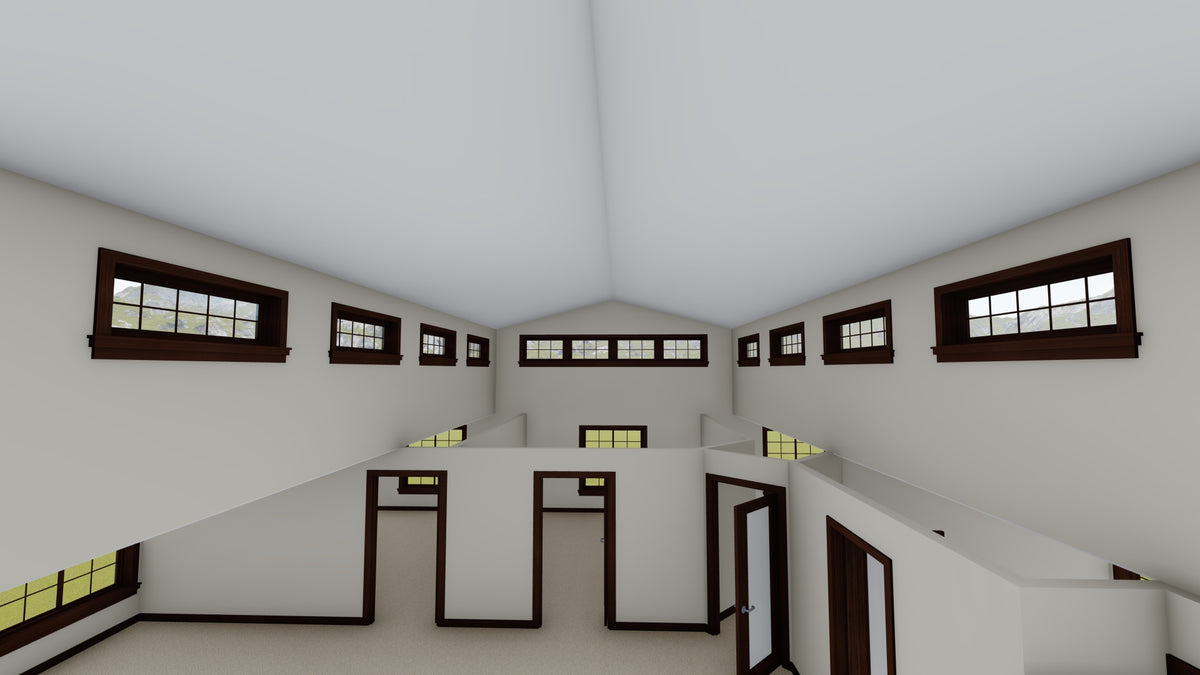 AO8498-A Barndominium Garage, 2.5 Bathrooms | Danfors Garage Plan 