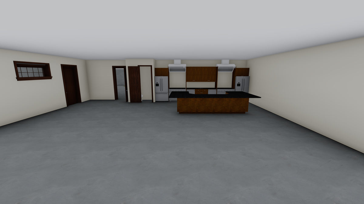 AO8498-A Barndominium Garage, 2.5 Bathrooms | Danfors Garage Plan 