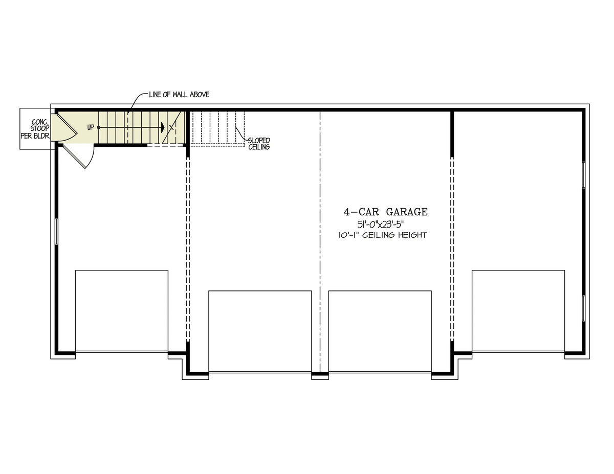 Daphne Garage - Archival Designs House Plans, floor plan