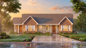A8213-A Traditional House, 3 Bedrooms, 2 Bathrooms | Jordan House Plan Exterior