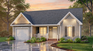 ST25088 Fabian 3 Bedrooms, 2 Bathrooms, One Story Ranch House Exterior 2