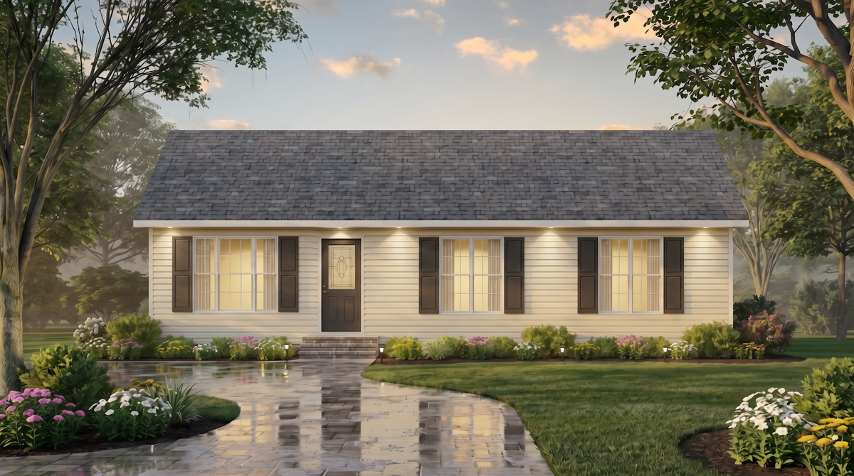 Elba 9 C	A8148-A 3 Bedrooms, 1.5Baths, Ranch House Style Main Exterior